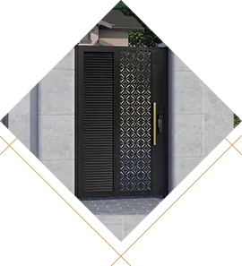 Copper-Aluminum Door