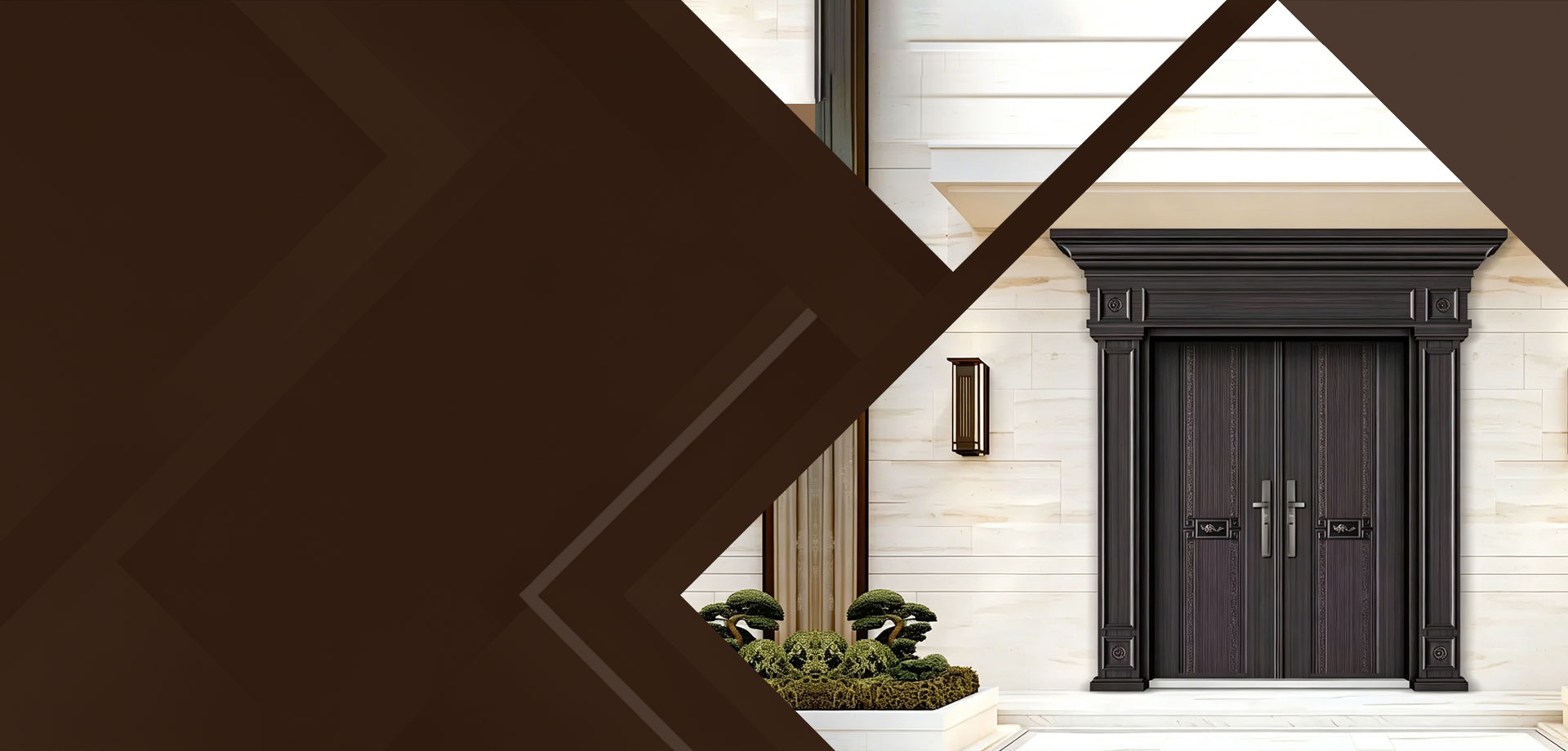 Copper-Aluminum Door